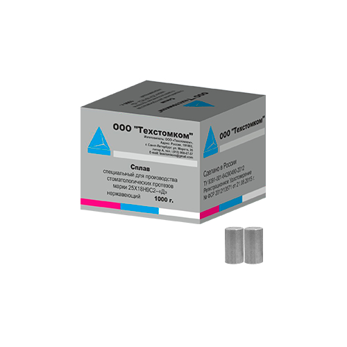 картинка Железо хромоникелевый сплав марки 25Х18Н9С2-Д (1кг.), Техстомком 