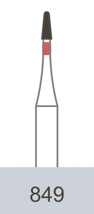 картинка Бор алмазный MR 849-007 F, CD-53F (5 шт.), Prima Dental Group 