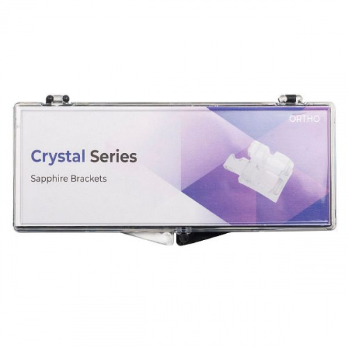 картинка Набор брекетов Crystal сапфировых .022 MBT с крючком, ORJ (20шт) 