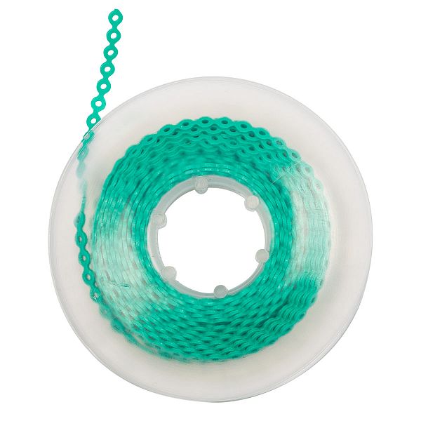 картинка Цепочка Elastolink эластичная, бирюзовая, в катушке 4,5 м, Lancer 