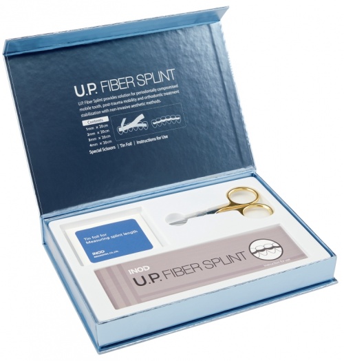 картинка Набор для шинирования U.P. Fiber Splint KIT, без пропитки, UP1500 (4 ленты по 20см + ножницы), INNO DENTAL 