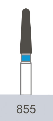 картинка Бор алмазный 855-018 M, TR-24M (5 шт.), Prima Dental Group 
