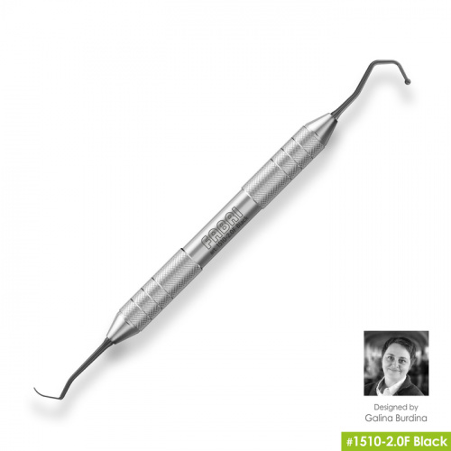 картинка 1510-2,0F Black Дистальная штопфер-гладилка (шарик 2,0 мм), Fabri 