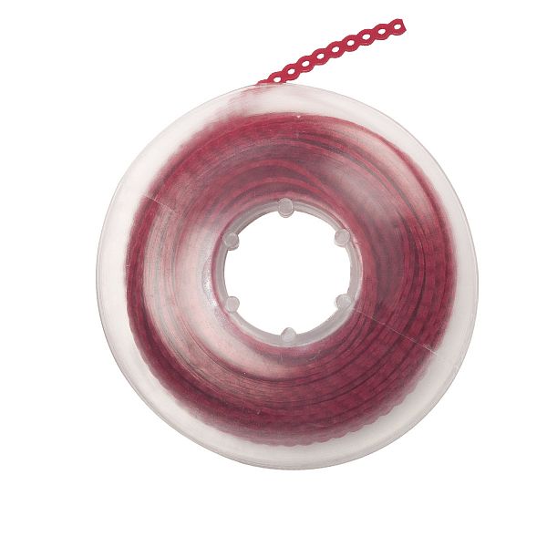 картинка Цепочка Elastolink эластичная, бордовая, в катушке 4,5 м, Lancer 