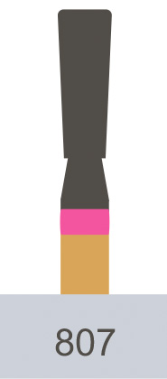 картинка Боры алмазные Predator Zirconia PZ807-018 FG (5 шт.), Prima Dental Group 