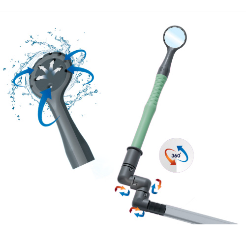 картинка Набор ультраярких родиевых зеркал M7 Eva с подключением к слюноотсосу, Motranser 