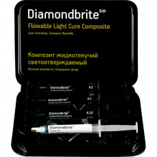 картинка Даймондбрайт Флоу Лайт Кьюр Композит - Diamondbrite Flowable Light Cure Composite OPT789 (3х2г), Diamondbrite 
