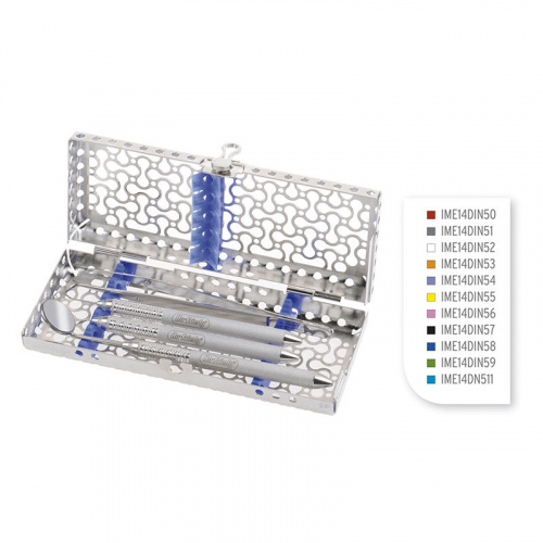 картинка IME14DIN5_ Кассеты 1/4 DIN для 5 инструментов, для диагностики, Hu-Friedy 