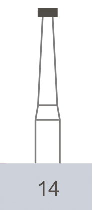 картинка Бор ТВС оперативный 14 FG, колесовидный (10 шт.), Prima Dental Group 