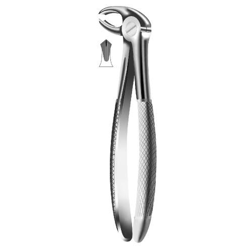 картинка 04-045-00 Щипцы для удаления нижних моляров с обеих сторон, Эур-мед 