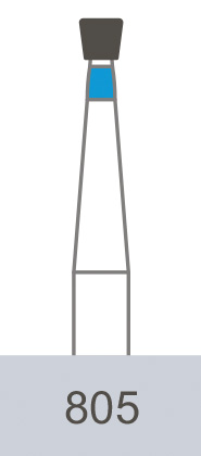 картинка Бор алмазный 805-012 M, SI-46M обратный конус (5 шт.), Prima Dental Group 