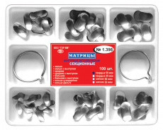 картинка Набор матриц контурных секционных металлических, 35 микрон твердые, Тор ВМ 