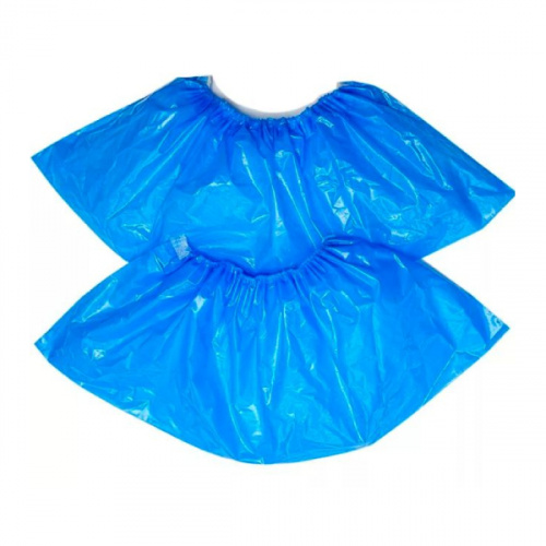 картинка Бахилы усиленные, полиэтиленовые 