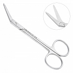 картинка 19-13A Ножницы хирургические угловые для снятия швов Nahtschere, 11,5 см, HLW Dental