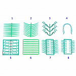 картинка Восковые кламмера, Song Young (10шт)