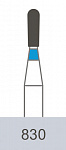 картинка Бор алмазный 830-010 M, EX-41 M грушевидный (5 шт.), Prima Dental Group