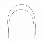 картинка Дуга TMA титан-молибденовая NATURAL, прямоугольная ORJ (1шт)