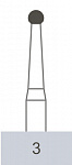 картинка Бор ТВС оперативный 3 RA, шаровидный (10 шт.), Prima Dental Group