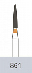 картинка Бор алмазный 861-012 EF, FO-41 EF пламевидный (5 шт.), Prima Dental Group