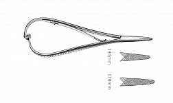 картинка 8251-8255 Иглодержатели прямые Mathieu, Orange