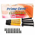 картинка Прайм-Дент Флоу - Prime-Dent Flowable (набор - ассорти), Prime Dental (4шпр х 2гр)