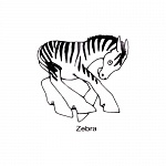 картинка 630-0042 Резиновая тяга Зебра, очень сильная, 5/16" (7,94 мм) внутриротовая, Ormco (1шт)