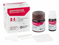 картинка Паста Цинкоксид-эвгеноловая (без формальдегида), Omegadent (25г+10мл)