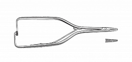 картинка 8259 Иглодержатель прямой Boyton, 120 мм, Orange