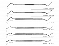 картинка Ложка кюретажная Hemingway, HLW Dental