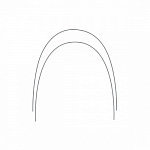 картинка Дуга TMA титан-молибденовая NATURAL, круглая ORJ (1шт)