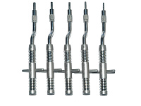 картинка Остеотомы байонет вогнутые с ограничителем в ассортименте, Orange