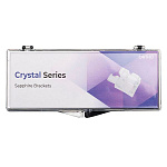 картинка Набор брекетов Crystal сапфировых .022 MBT с крючком, ORJ (20шт)