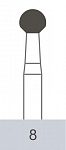 картинка Бор ТВС оперативный 8 RA SL, шаровидный (10 шт.), Prima Dental Group