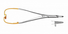 картинка 8256 Иглодержатель прямой Lichtenberg, 170 мм, Orange