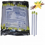 картинка Слюноотсос одноразовый с запахом "Ваниль" (100шт), Кристидент