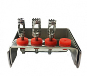 картинка 4002 Набор трепанов, 3 шт., Orange