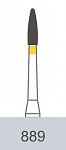 картинка Бор алмазный 889-010 EF, FO-40EF пламевидный (5 шт.), Prima Dental Group