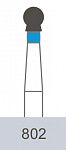 картинка Бор алмазный 802-018 M, BC-31M шаровидный с юбочкой (5 шт.), Prima Dental Group