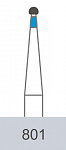 картинка Бор алмазный 801-008, BR-49 шаровидный (5 шт.), Prima Dental Group