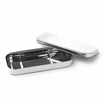 картинка Лоток стоматологический ЛМСУ с крышкой и укладкой на 8 инструментов (1шт), МЕДИКОН