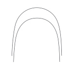 картинка Дуга Сu NI-Ti широкой формы, UNIVERSAL, универсальная, круглая, ORJ (1шт)