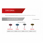 картинка Полир на держателе "Zirconia", Reddish Stone