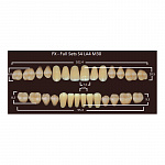 картинка Зубы акриловые FX, фасон S4/LA4 М30, полный гарнитур (28 шт), Yamahachi