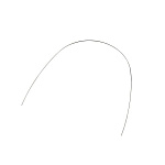 картинка Дуга SS стальная, NATURAL, прямоугольная, ORJ (1шт)