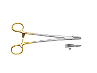 картинка 8233, 8234 Иглодержатели прямые Mayo-Hegar, Orange