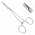 картинка 20-8A Иглодержатель хирургический прямой Webster, 12,5 см, гладкий, HLW Dental