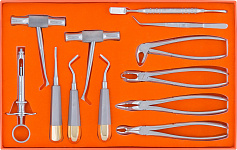 картинка 2901 Набор щипцов для удаления зубов (12 шт.), Orange