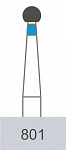 картинка Бор алмазный 801-016, BR-40 шаровидный (5 шт.), Prima Dental Group